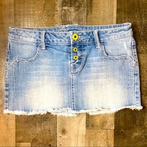 YMI Premium Jean Mini Skirt